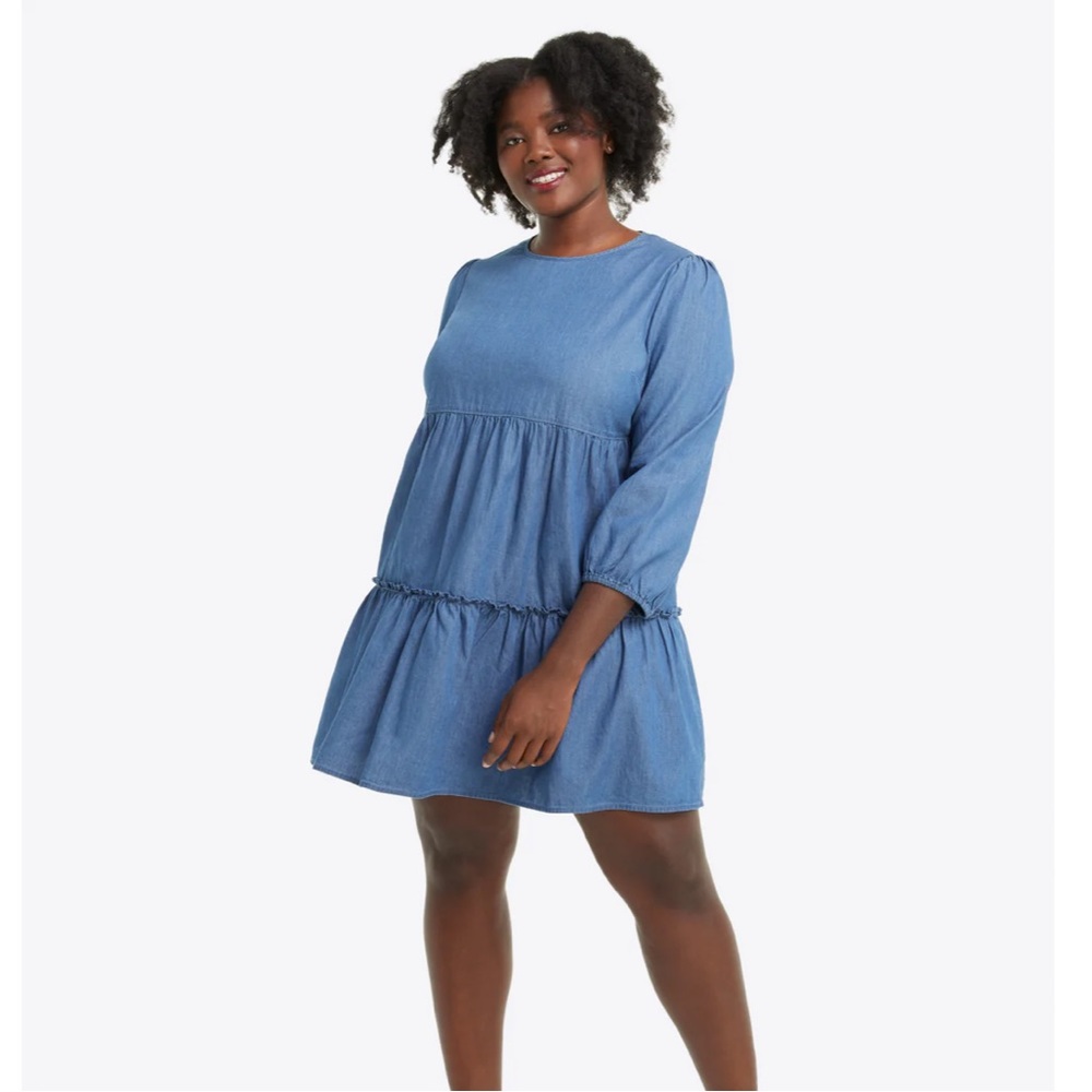 Draper James Trapeze Denim Dress NWOT